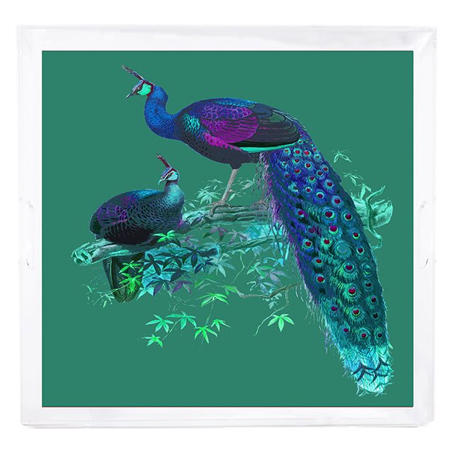 Peacock Feather outlet Acrylic Tray