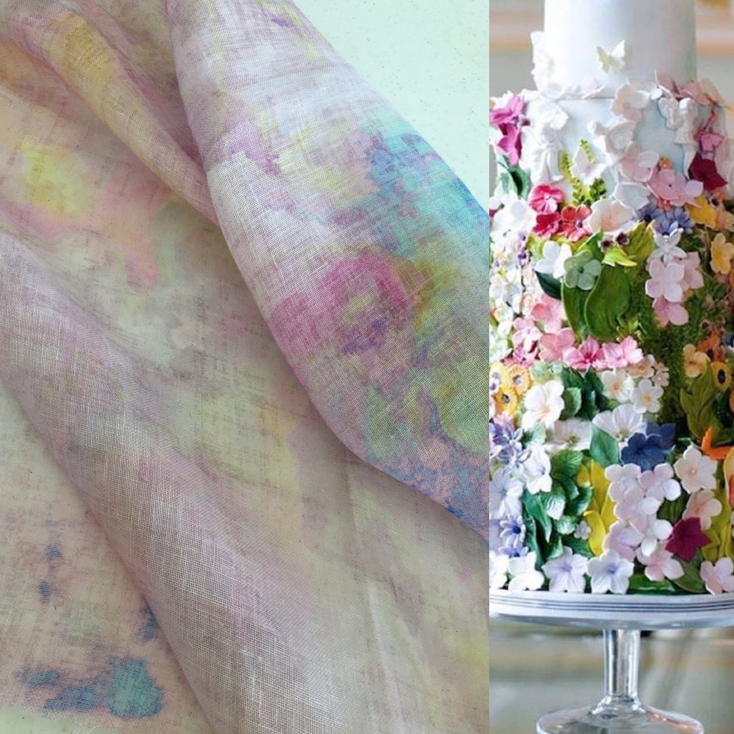 Impressionism Fressia Linen by Nicolette Mayer