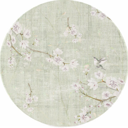 Blossom Fantasia Celadon Round Chenille