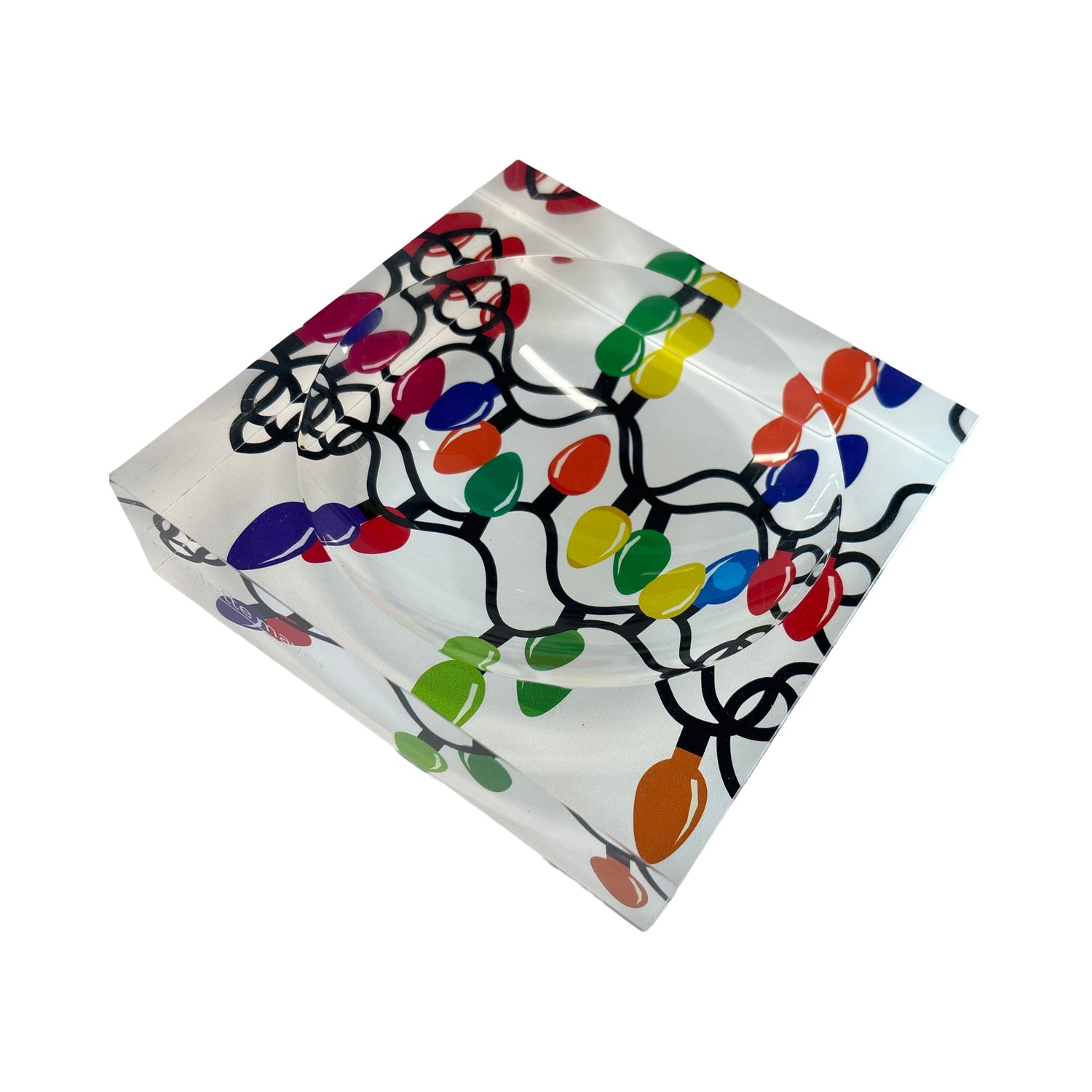 Xmas Tangle Primaries Candy Dish