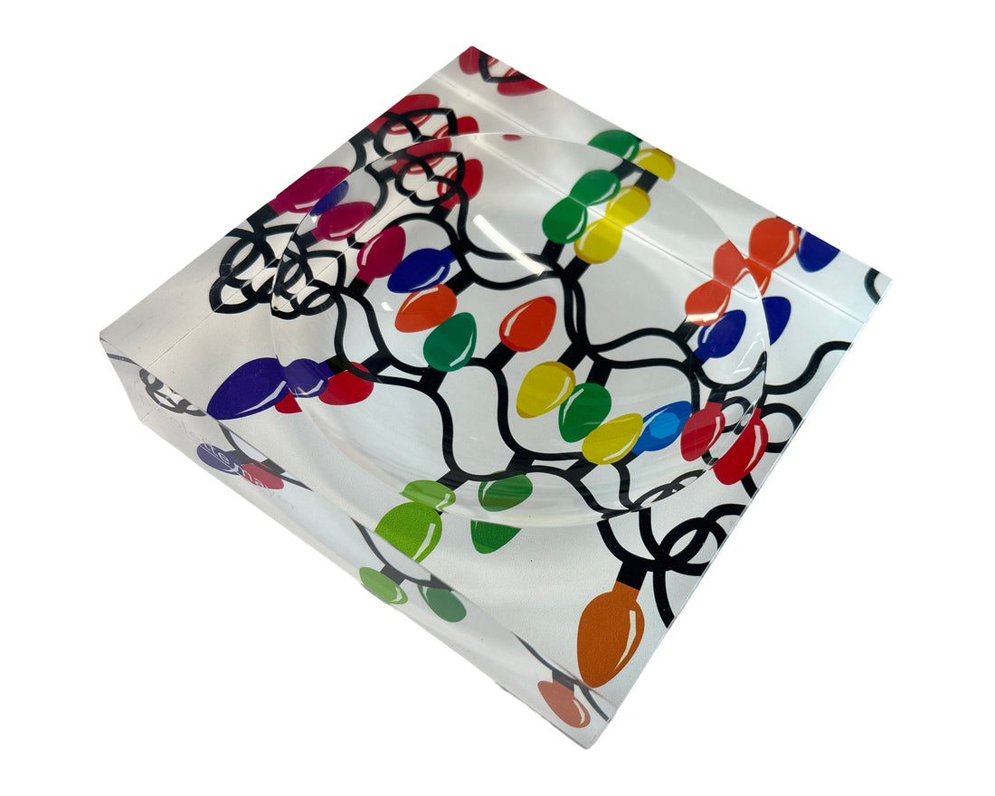 Xmas Tangle Primaries Candy Dish