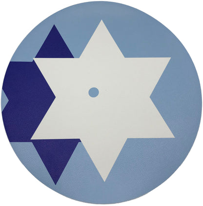 Star of David 16 Round Pebble Placemats, Set Of 4