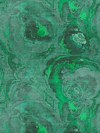 Agate Malachite Wallpaper, Per Yard - nicolettemayer.com