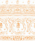 Agra Citrus Peel and Stick Wallpaper, Double Roll, 34" x 288", 48 sq ft - nicolettemayer.com