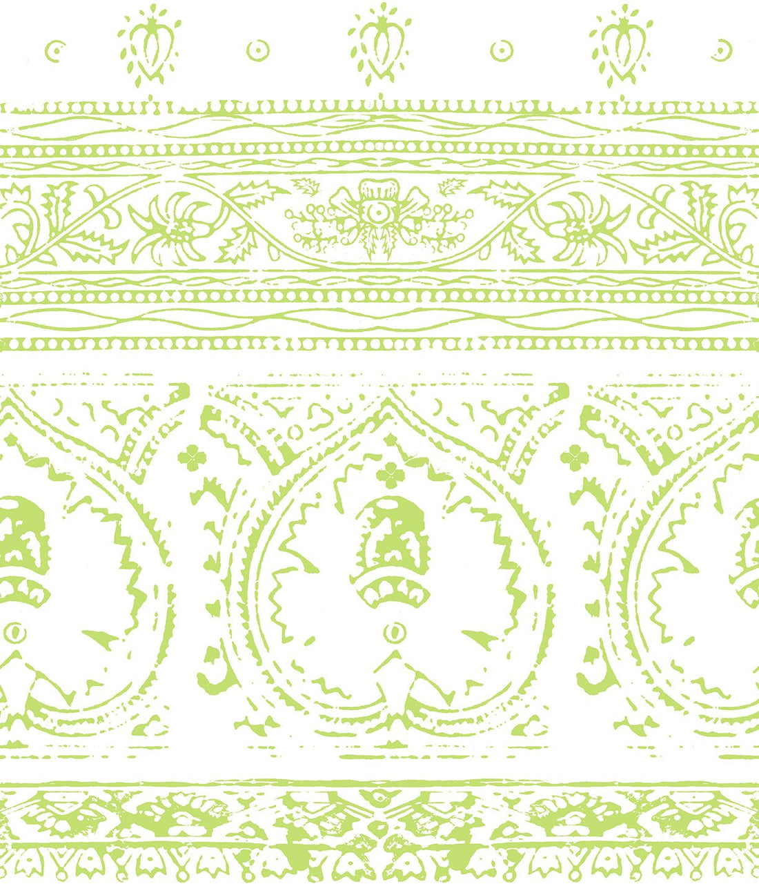 Agra Fresh Peel and Stick Wallpaper, Double Roll, 34&quot; x 288&quot;, 48 sq ft - nicolettemayer.com