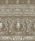 Agra Reverse Mocha Peel and Stick Wallpaper, Double Roll, 34" x 288", 48 sq ft - nicolettemayer.com