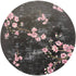 Blossom Fantasia Black Pink 16 Round Pebble Placemats, Set Of 4 - nicolettemayer.com