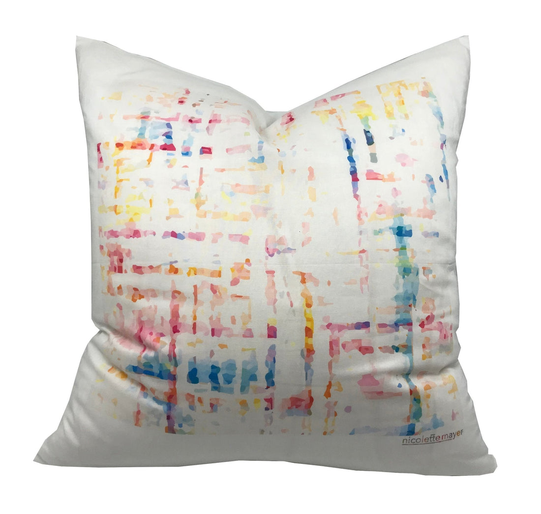 Coco Cream 22&quot;x22&quot; Designer Pillow - nicolettemayer.com