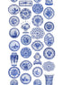 Collections Blue Non-Woven Wallpaper - nicolettemayer.com