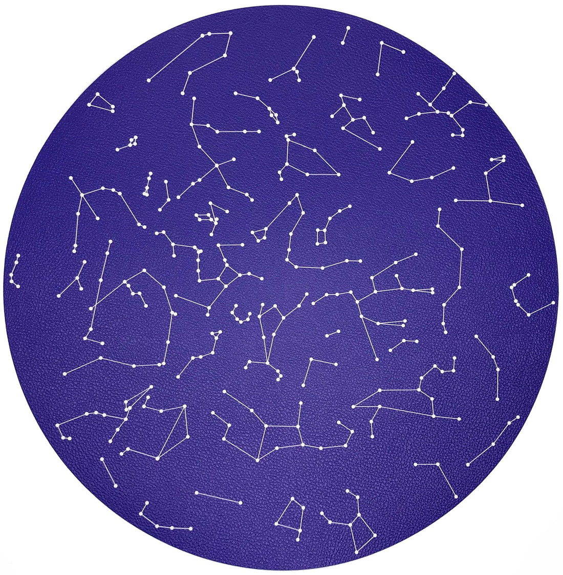 Constellations Stars 16 Round Pebble Placemat, Set Of 4 - nicolettemayer.com