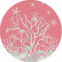 Coral Reef Pink 16 Round Pebble Placemat Set of 4 - nicolettemayer.com