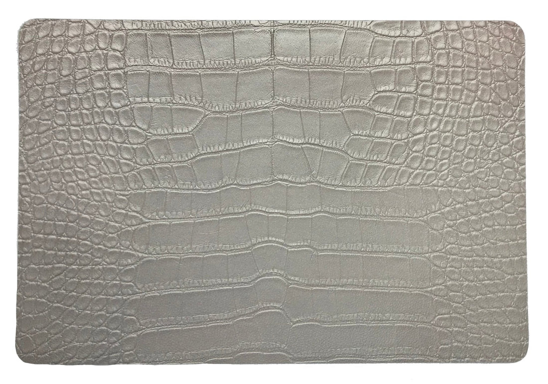 Crocodile Alabaster 17.5 Rectangle Pebble Placemats, Set Of 4 - nicolettemayer.com