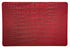 Crocodile Chelsea Garden Red 17.5 Rectangle Pebble Placemats, Set Of 4 - nicolettemayer.com