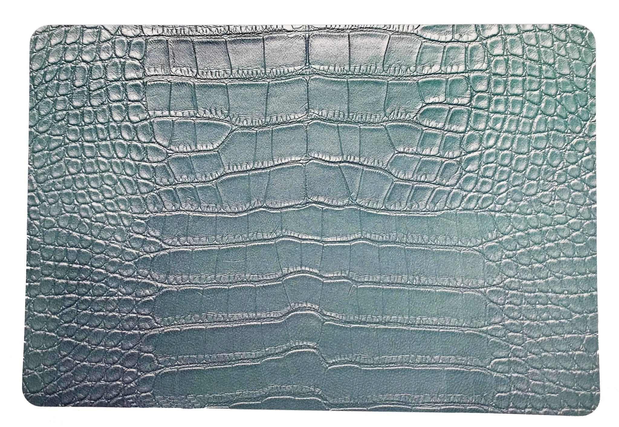 Crocodile Ice 17.5 Rectangle Pebble Placemats, Set Of 4 - nicolettemayer.com