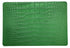 Crocodile Weatherley Green 17.5 Rectangle Pebble Placemats, Set Of 4 - nicolettemayer.com