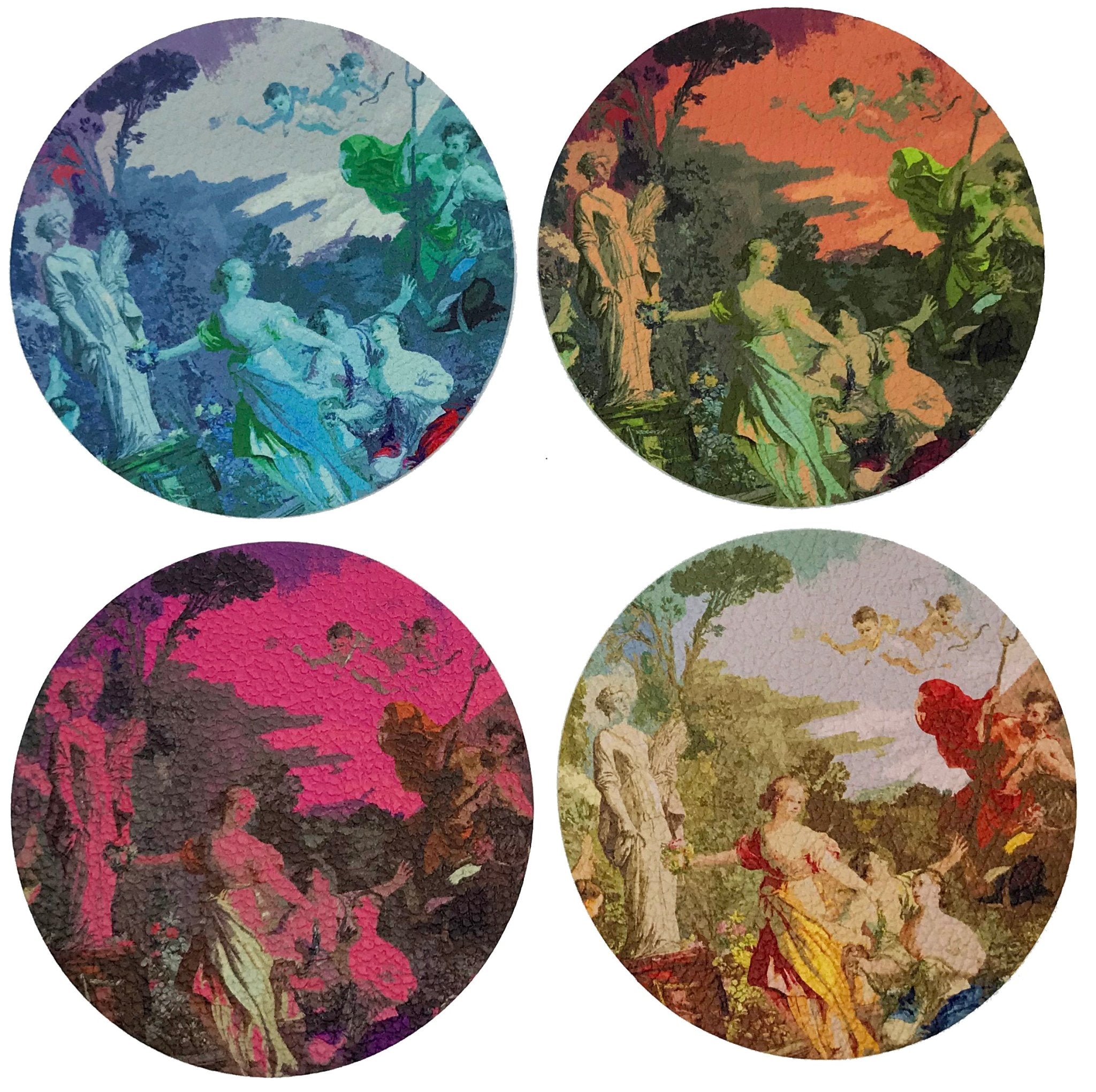 CYPRUS PICNIC COASTER SET OF 4 - nicolettemayer.com