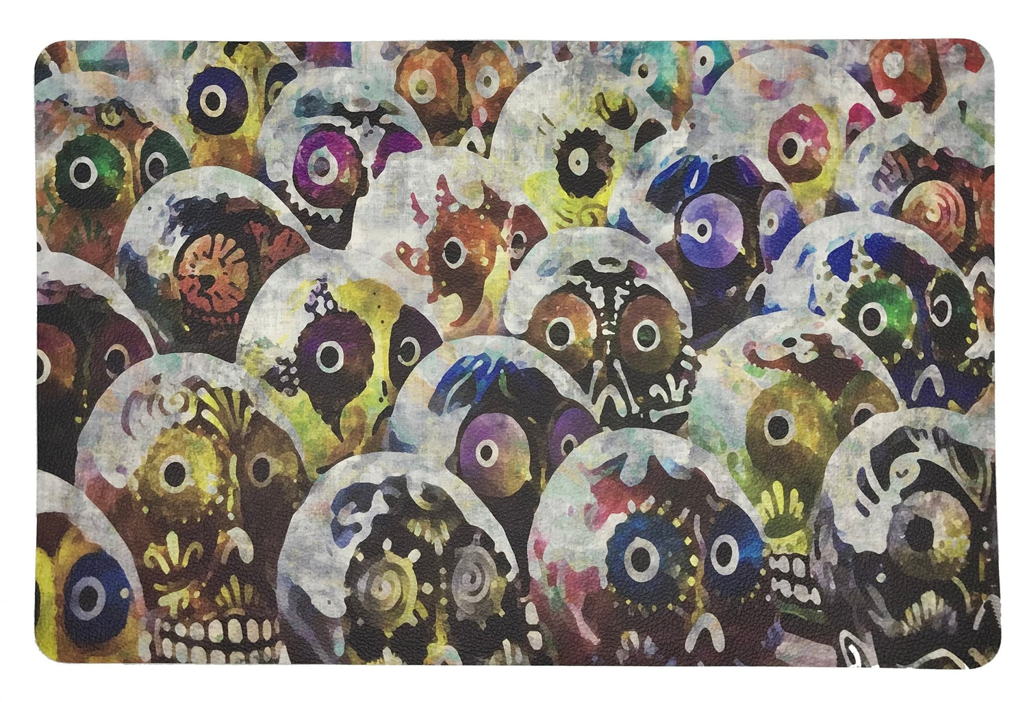 DIA DE LOS MUERTOS RICH 17.5 RECTANGLE PEBBLE PLACEMAT, SET OF 4 - nicolettemayer.com