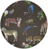 Exotix Brown 16" Round Pebble Placemat, Set Of 4 - nicolettemayer.com