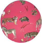 Exotix Cherry 16" Round Pebble Placemat, Set Of 4 - nicolettemayer.com