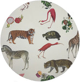 Exotix Natural 16" Round Pebble Placemat, Set Of 4 - nicolettemayer.com