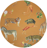 Exotix Tangerine 16" Round Pebble Placemat, Set Of 4 - nicolettemayer.com