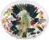 Fantasy Tropical White Acrylic Round Tray for Placemats or Decorative Use, 16" - nicolettemayer.com