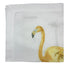 FLAMINGOS IN THE MIRROR GOLDEN 22"X22" HEMSTITCH DINNER NAPKIN, SET OF 4 - nicolettemayer.com