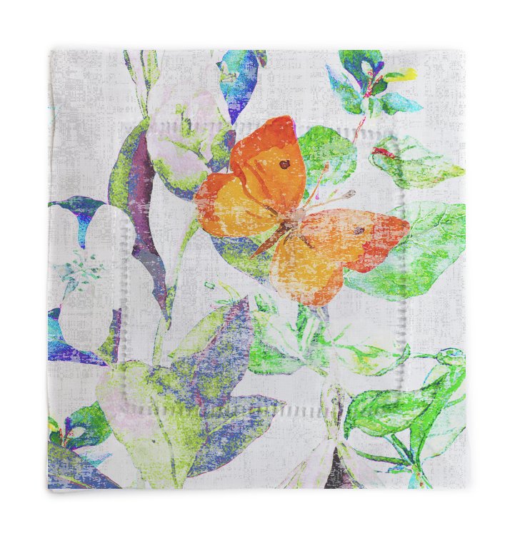 GARDEN FANTASIA 6X6 Cotton Sateen Cocktail Napkins, SET OF 4 - nicolettemayer.com