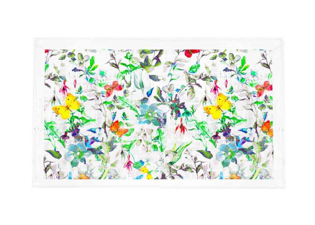 Garden Fantasia Acrylic Vanity Tray 12.25X7.75 - nicolettemayer.com