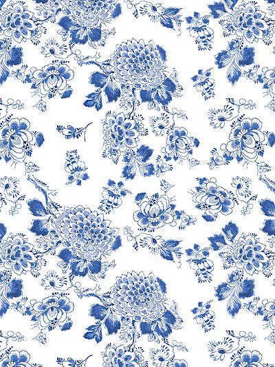 Heritage Blue Wallpaper - nicolettemayer.com