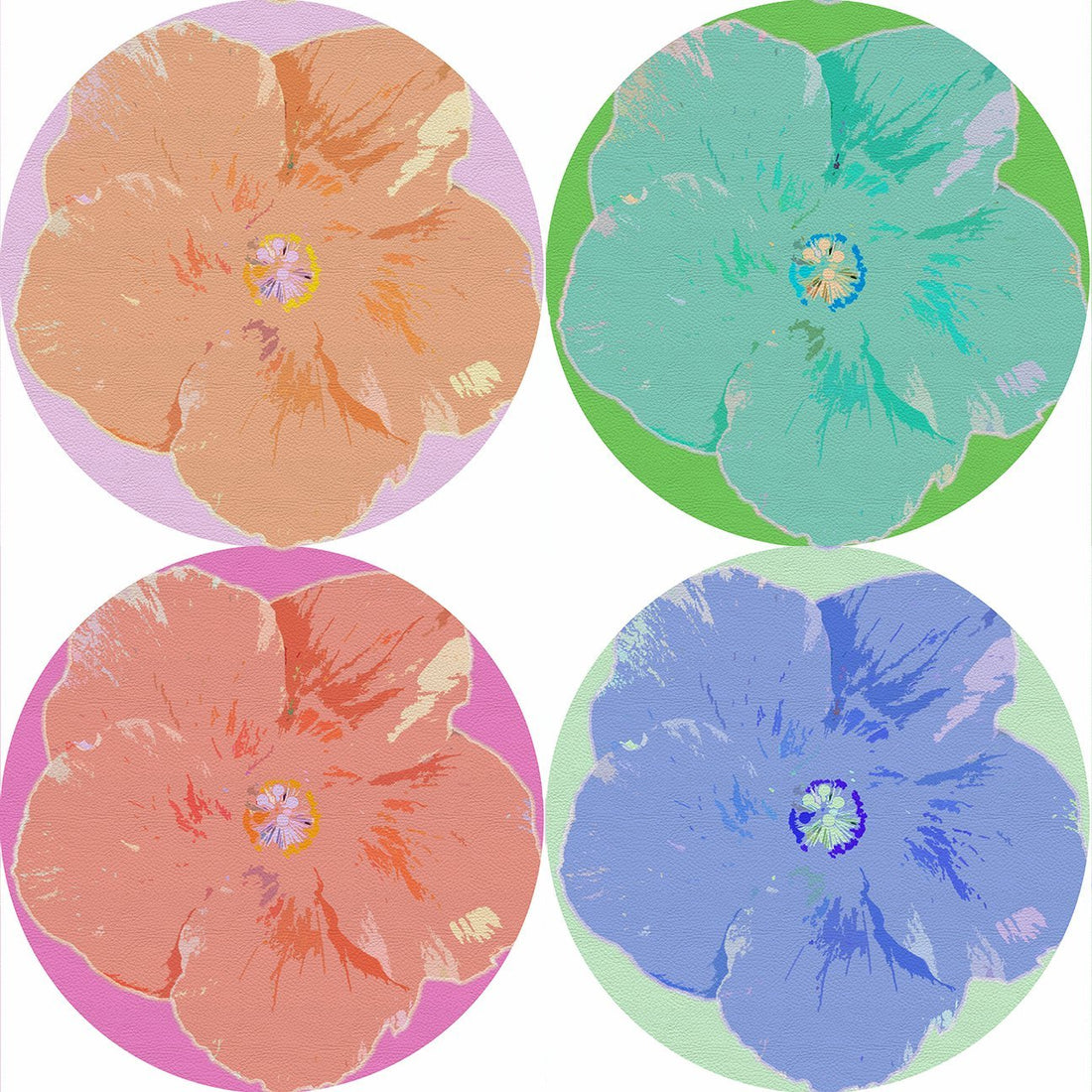 Hibiscus Coaster Set - nicolettemayer.com