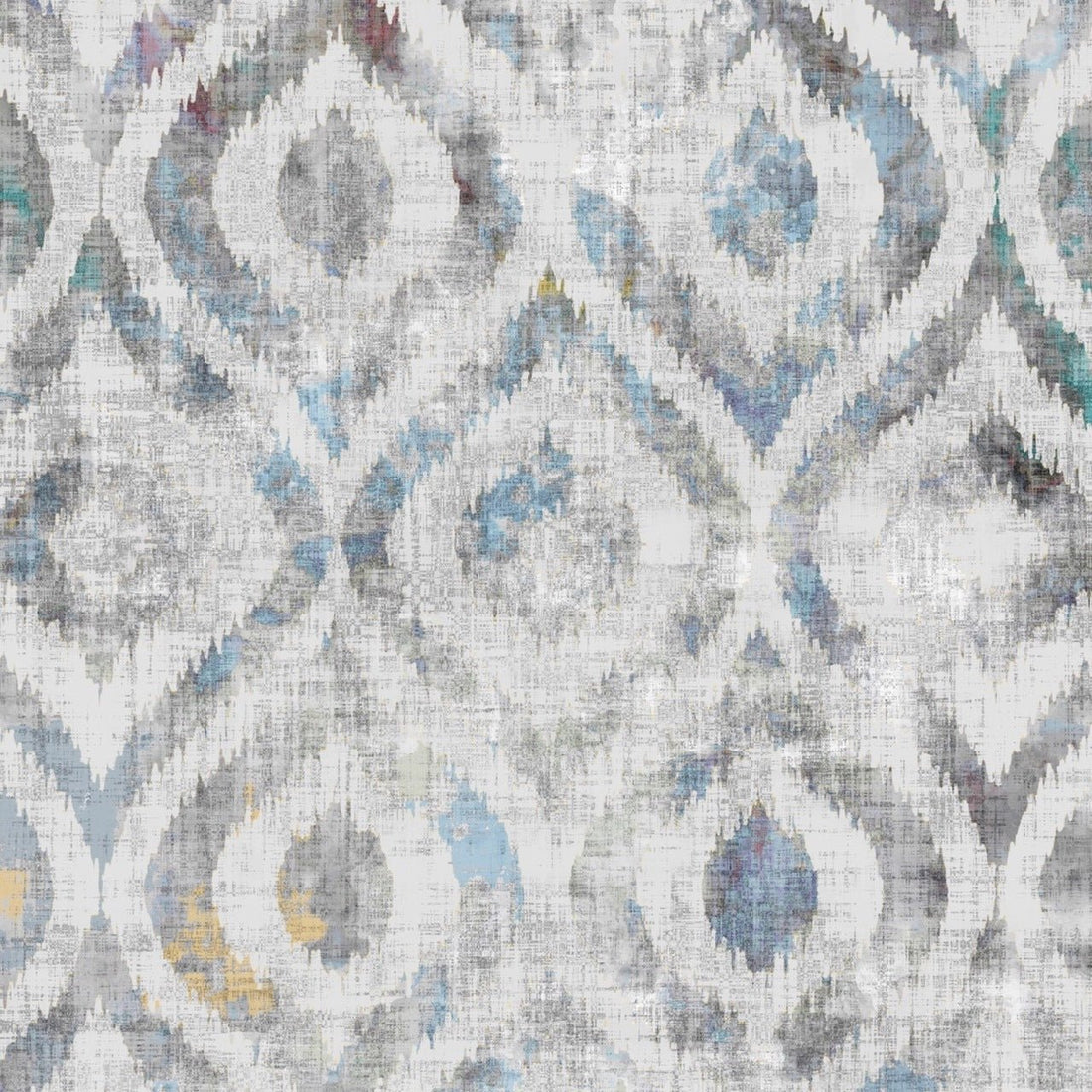 Ikat Opulence Wallpaper, Per Yard - nicolettemayer.com