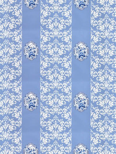 Imperial Blue Grasscloth Wallpaper, Per Yard - nicolettemayer.com