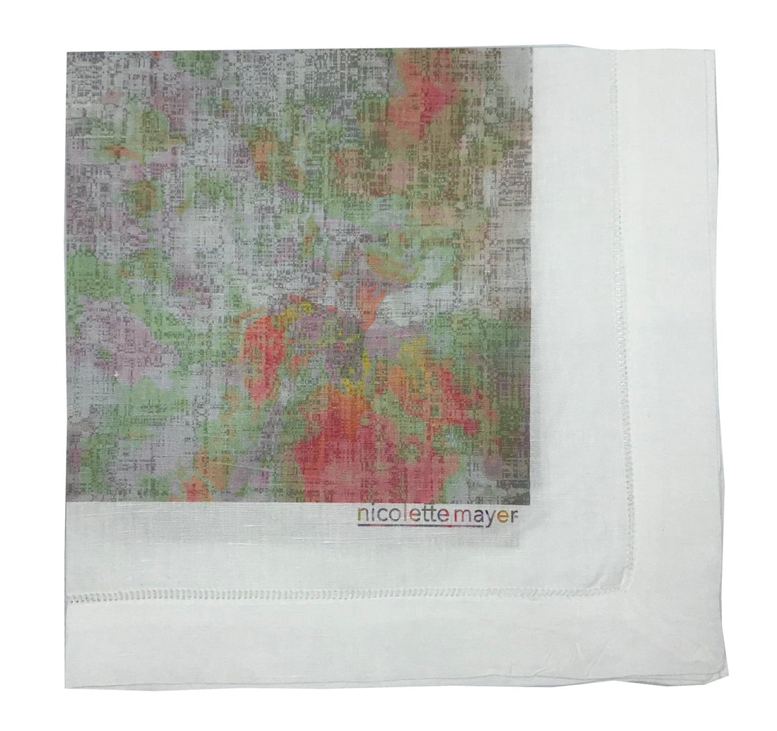 Impressionism Holiday 22X22 Hemstitch Napkin, Set Of 4 - nicolettemayer.com