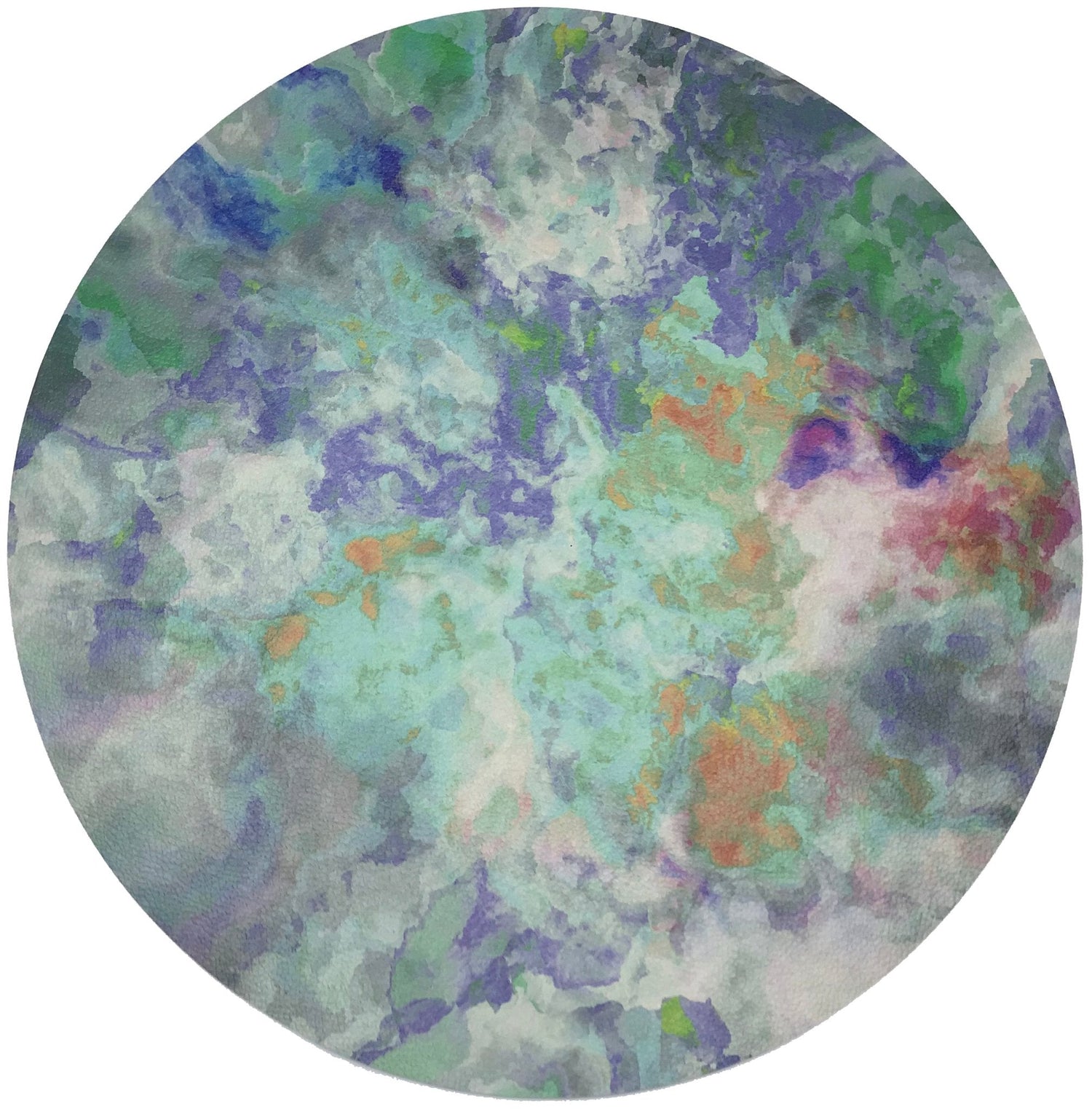 IMPRESSIONISM SPRING 16&quot; ROUND PEBBLE PLACEMATS, SET OF 4 - nicolettemayer.com