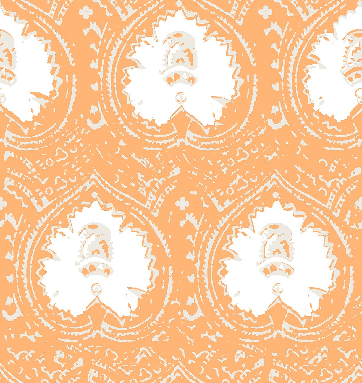 Lantern Citrus Peel and Stick Wallpaper, Double Roll, 34&quot; x 288&quot;, 48 sq ft - nicolettemayer.com