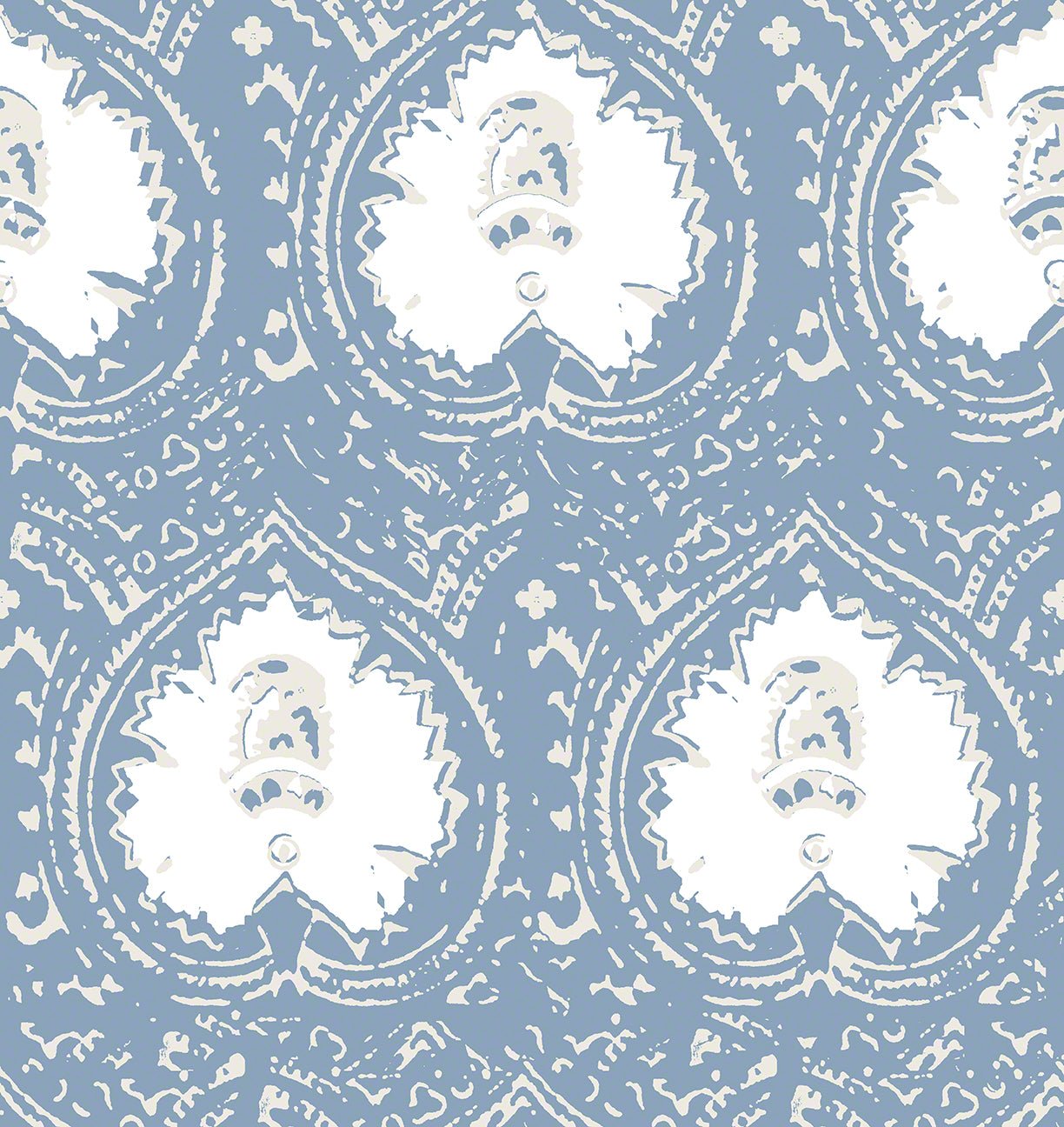 Lantern Denim Peel and Stick Wallpaper, Double Roll, 34&quot; x 288&quot;, 48 sq ft - nicolettemayer.com