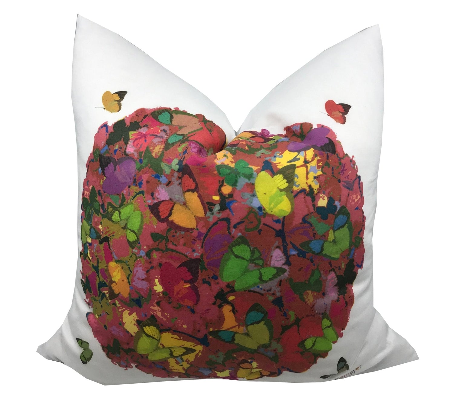 Mariposa Pop 22&quot; X 22&quot; Designer Pillow - nicolettemayer.com