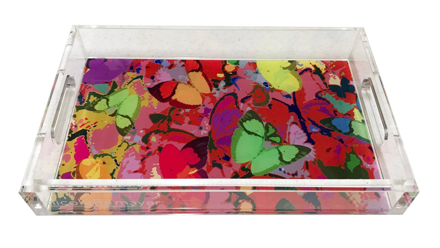 Mariposa Pop Acrylic Vanity Tray 12.25X7.75 - nicolettemayer.com