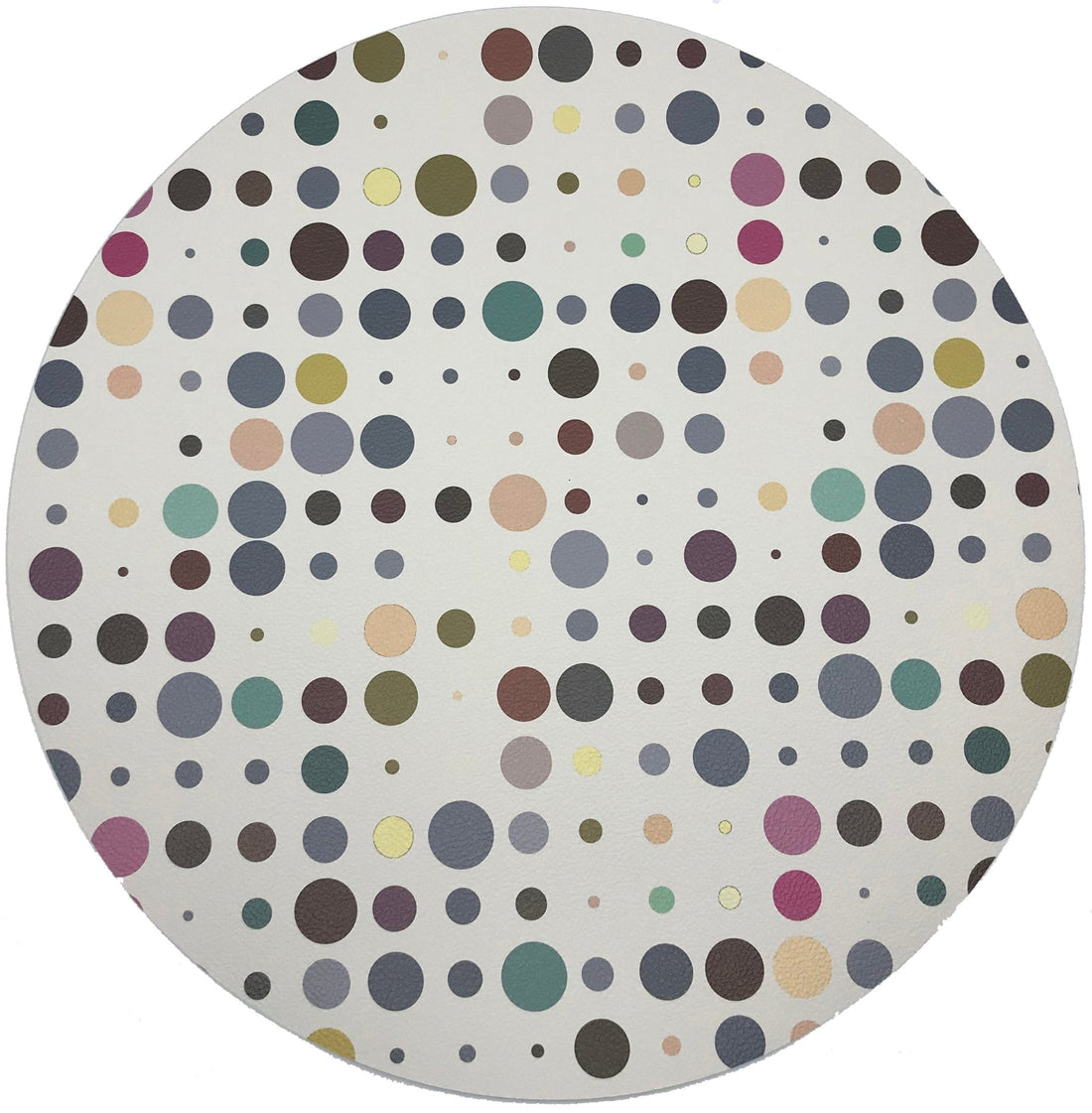 Mod Confetti Sophisticate 16 Round Pebble Placemats, Set Of 4 - nicolettemayer.com