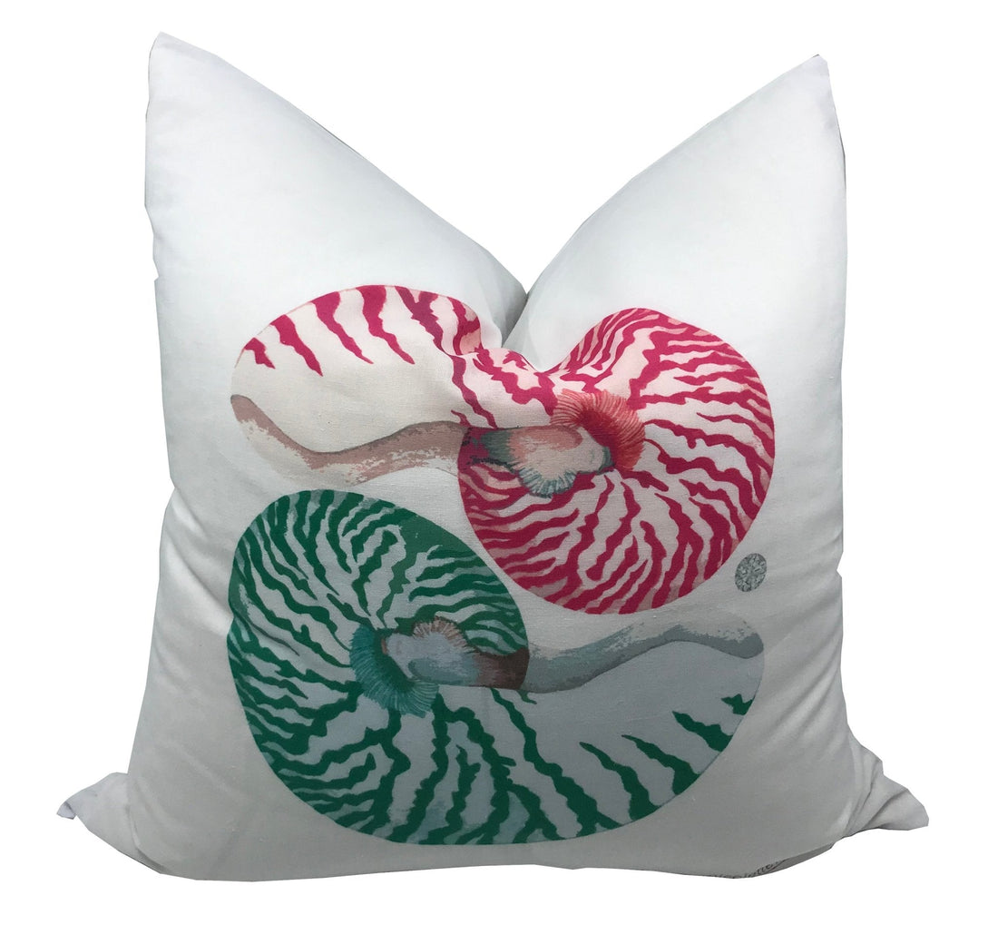 Nautilus Palm Beach 22&quot; X 22&quot; Designer Pillow - nicolettemayer.com