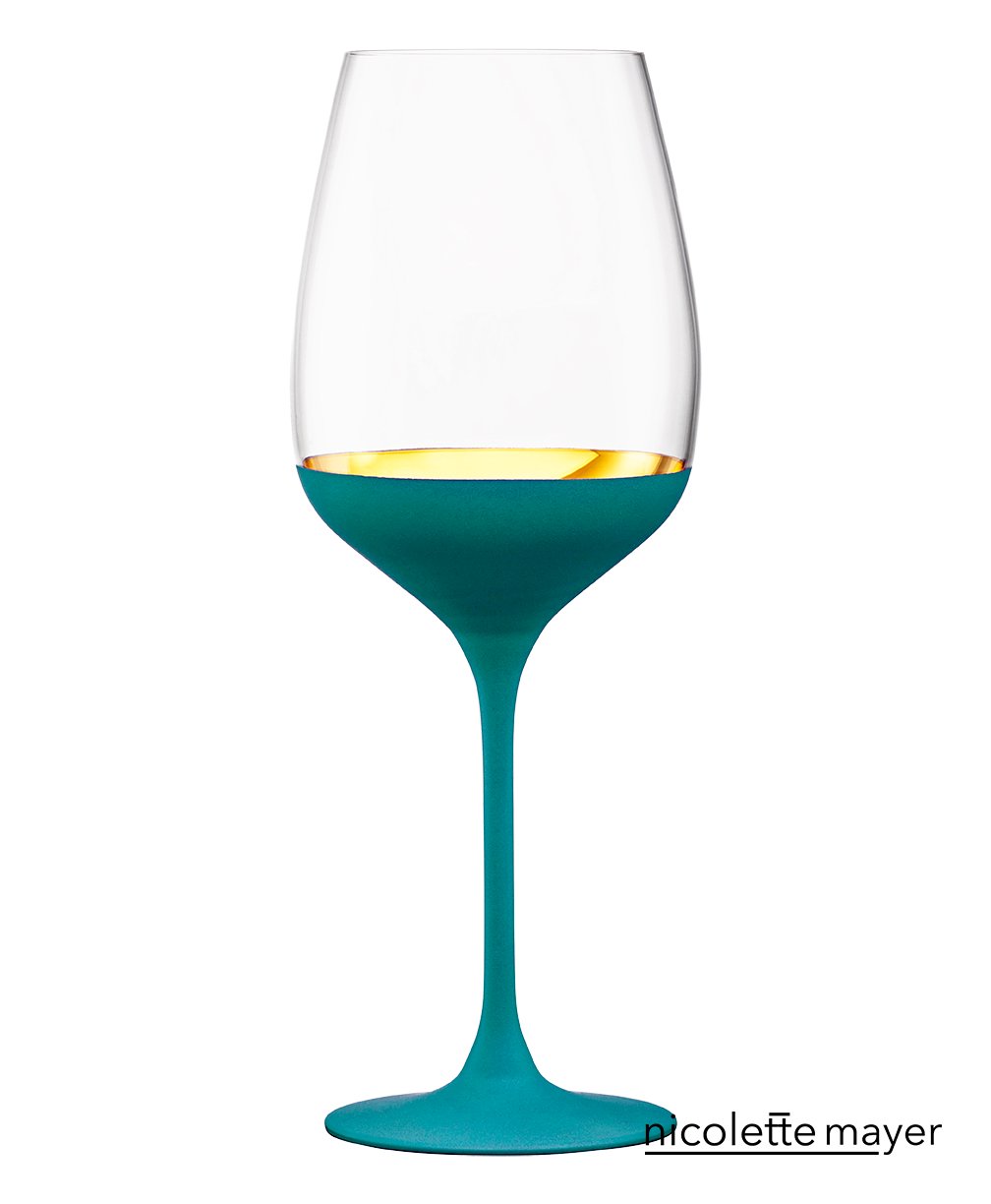 ORO24k Chardonnay Crystal and 24k Gold Wine Glass, Set of 1 - nicolettemayer.com