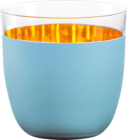 ORO24k Crystal 24k Stemless Tumblers for Wine, Soda, Water, Set of 2 - nicolettemayer.com