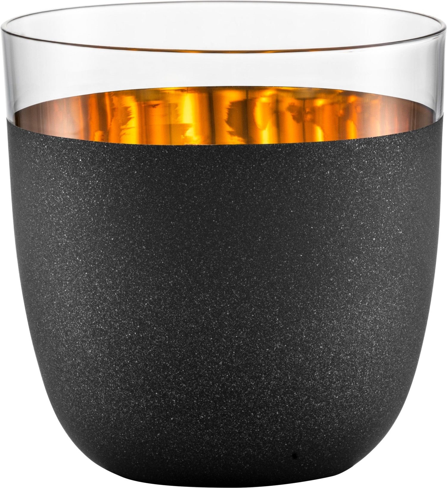 ORO24k Crystal 24k Stemless Tumblers for Wine, Soda, Water, Set of 2 - nicolettemayer.com