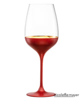 ORO24k Grand Cru Bordeaux Crystal 24k Gold Wine Glass, Set of 1 - nicolettemayer.com