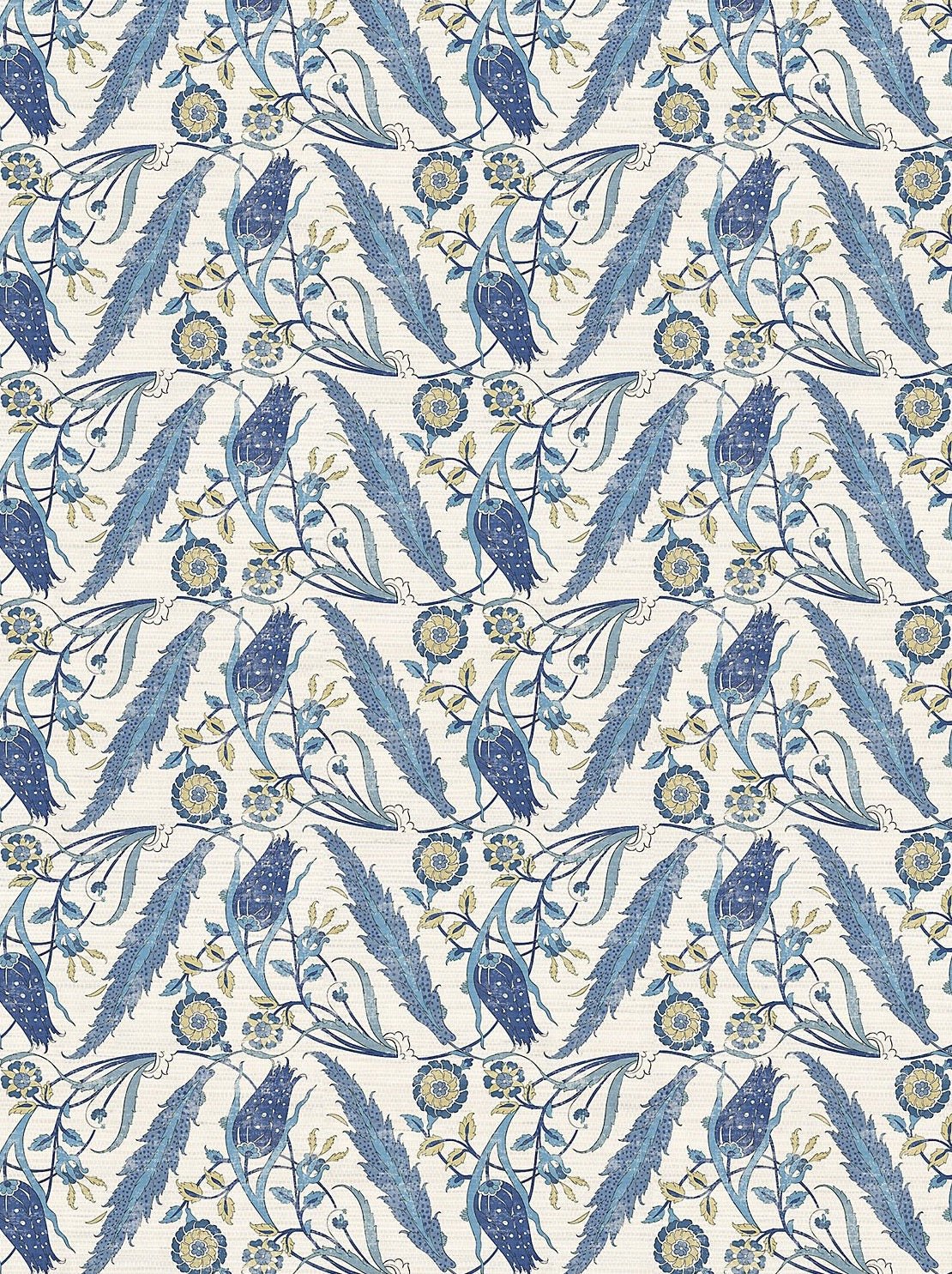 Ottoman Floral Classic Wallpaper, Per Yard - nicolettemayer.com