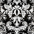 Palace Damask Black & White Wallpaper, Per Yard - nicolettemayer.com