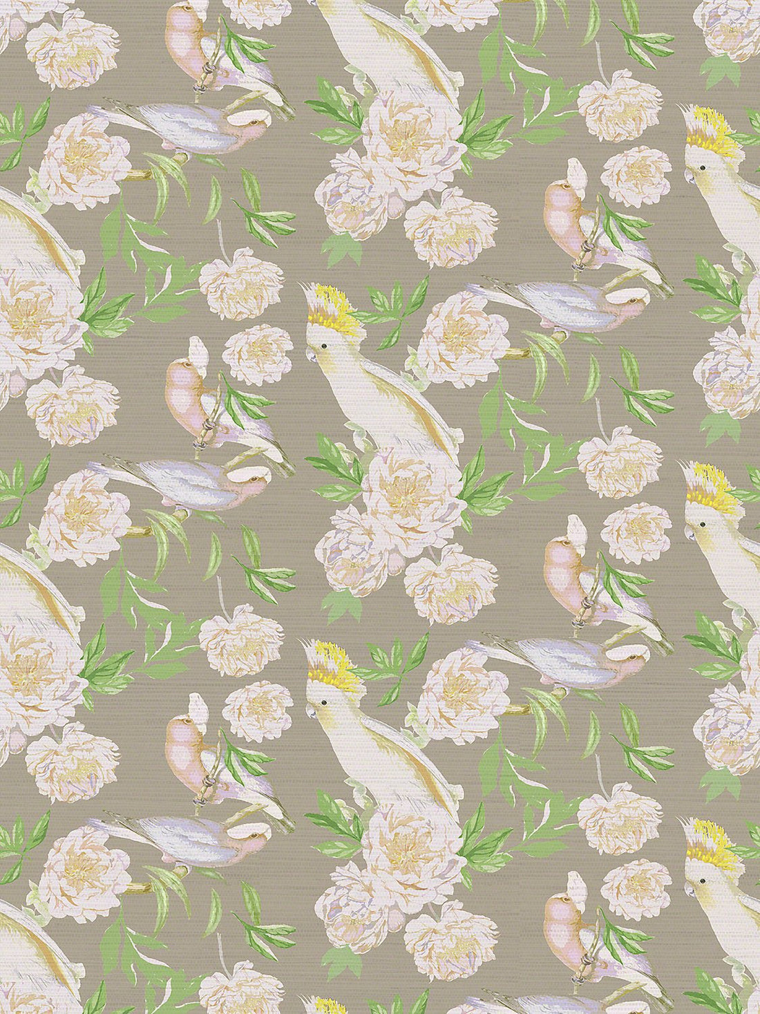 Peony Inspira Breakers Wallpaper, Per Yard - nicolettemayer.com