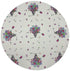 PISTILS SMALL BOUQUET 16" ROUND PEBBLE PLACEMATS, SET OF 4 - nicolettemayer.com