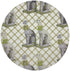 Regal Greyhound Gold 16" Round Pebble Placemats, Set Of 4 - nicolettemayer.com